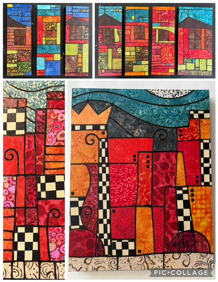 BoHo Fabric Art